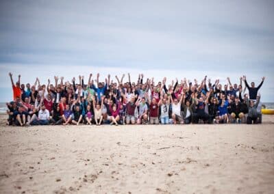 Activités cohésion d'équipe et d’entreprise à la mer
