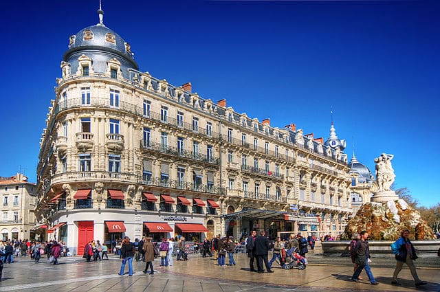 Place de la Comédie à Montpellier
