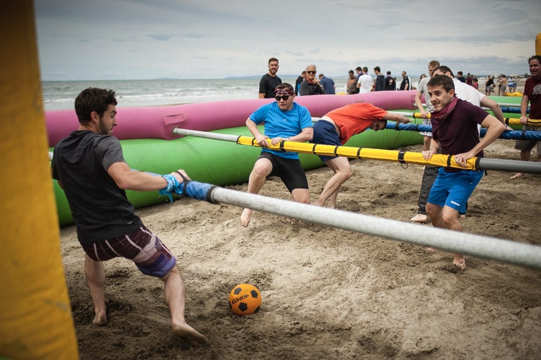 Team Building plage babyfoot